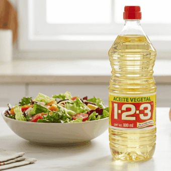 ACEITE VEGETAL, BOTELLA DE 800 ML